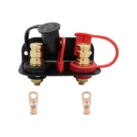 Ioensy - Kit De Poste De Salto De Batería De Terminales De Batería Remota Para Camiones De Coche Utv Atv