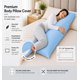 thumbnail image 2 of Funda de almohada EVOLIVE 53 × 137 cm Microfibra Azul claro, 2 of 9