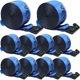 thumbnail image 1 of Correas para camiones VEVOR, 4 x 9 m, resistentes, con ganchos planos, 8164 kg, paquete de 10, 1 of 9