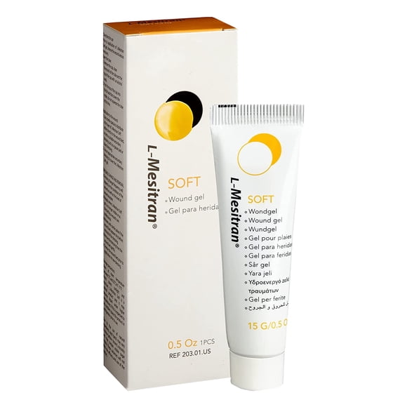 Gel para heridas L-Mesitran Soft Honey de grado médico, 15 ml, para adultos