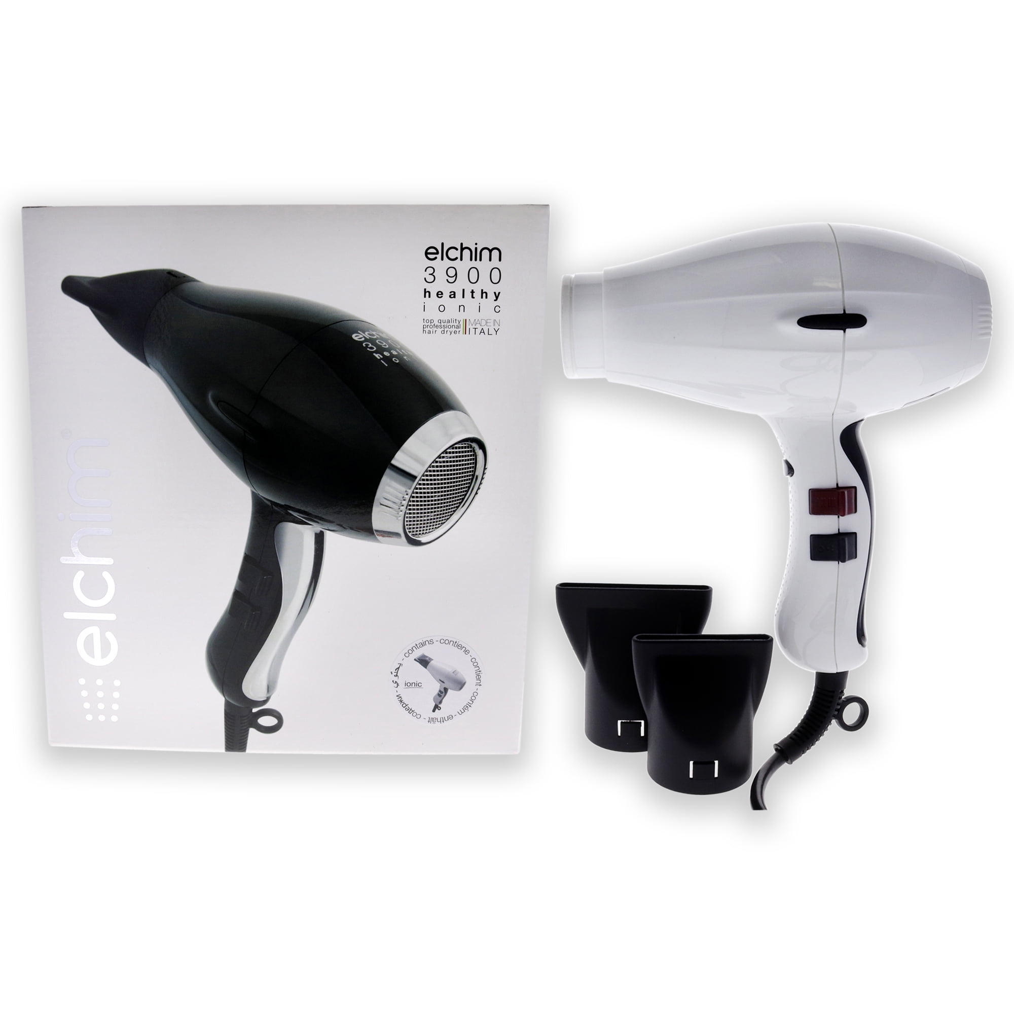 Secador De Pelo Iónico Elchim 3900 Blanco