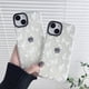 thumbnail image 5 of Funda transparente con diseño de mariposa blanca para iPhone 13 de 6,1 pulgadas, con parachoques integrado y protección a prueba de golpes., 5 of 6