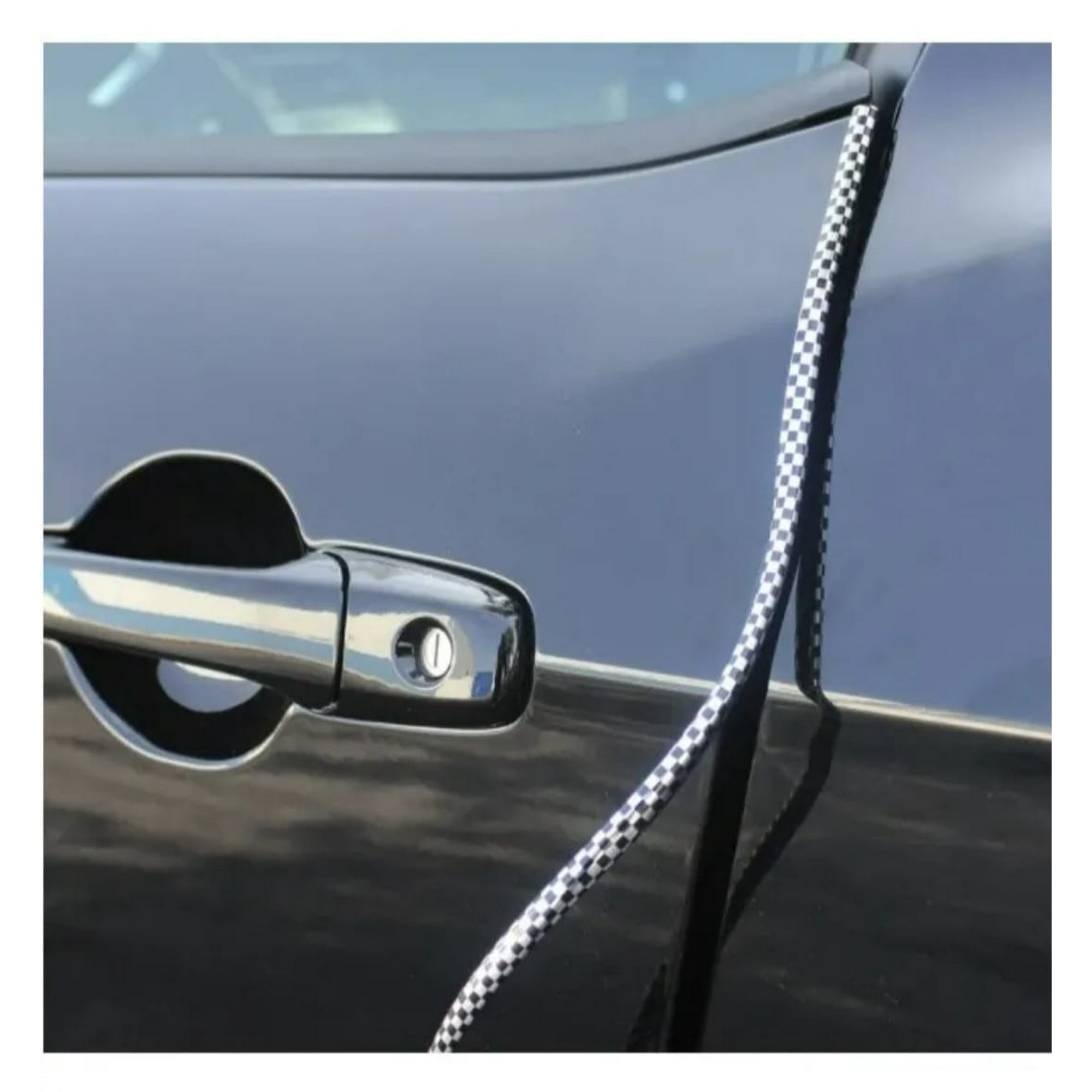 Genérico - Rollo De Moldura Protectora Para Autos 15 Metros Carbono