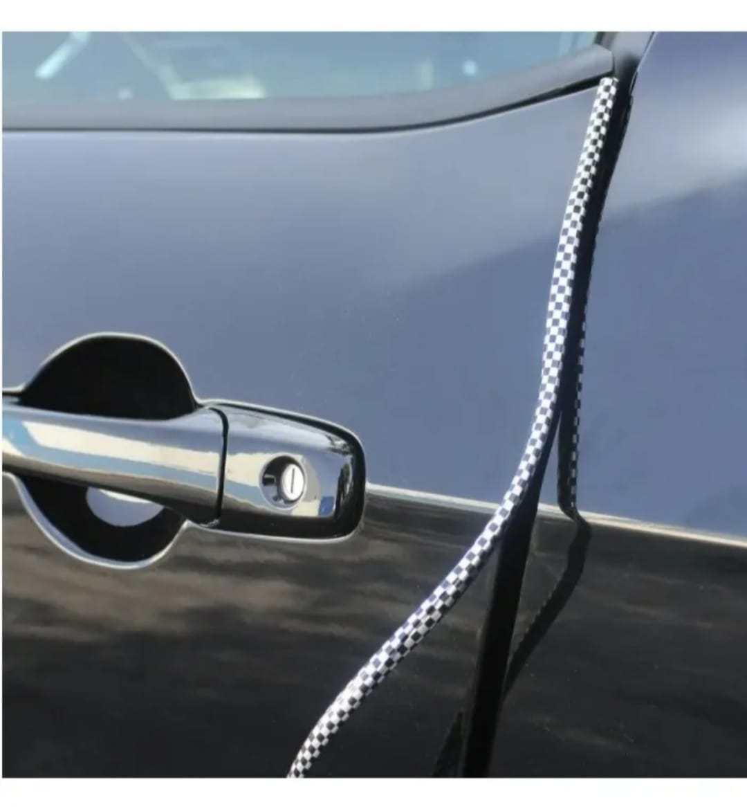 Genérico - Rollo De Moldura Protectora Para Autos 15 Metros Carbono