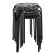 thumbnail image 1 of Conjunto de 5 taburetes Norwood 45 cm negro apilables, 1 of 6