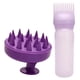 thumbnail image 1 of Botella Aplicadora De Peine De Raíces De 2 Piezas Con Masajeador De Cuero Cabelludo Para Herramientas De Cuidado Del Cabello Púrpura, 1 of 3
