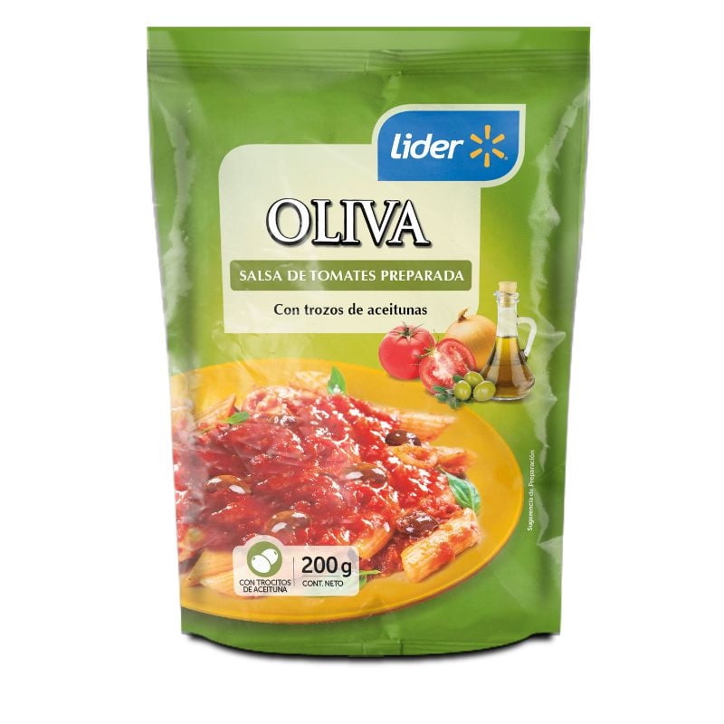 Salsa De Tomate Preparada Oliva Doypack 200 g Lider