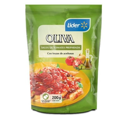 Salsa De Tomate Preparada Oliva Doypack 200 G Lider