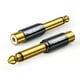 thumbnail image 1 of Adaptador RCA H a Plug 6.3mm Mono Dorado Ugreen, 1 of 1