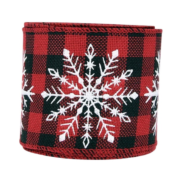 Cinta De Navidad, álbum De Recortes DIY Para Hacer Flores, Envolver Regalos, Fiesta, Rojo, Negro
