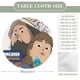 thumbnail image 2 of Efectos Secundarios Comunes theme Fitted Round Tablecloths Elastic Edged Table Covers Waterproof Table Cloth For Kitchen Holiday Party Tables Decor 120cm, 2 of 6