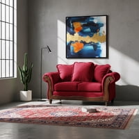 Latam Home - Sofa Rimini 2 C Tela Velvet Burdeo