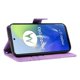 thumbnail image 4 of Funda tipo cartera con tapa para Motorola MOTO G24 con tarjetero, soporte y cubierta magnética Morado, 4 of 6
