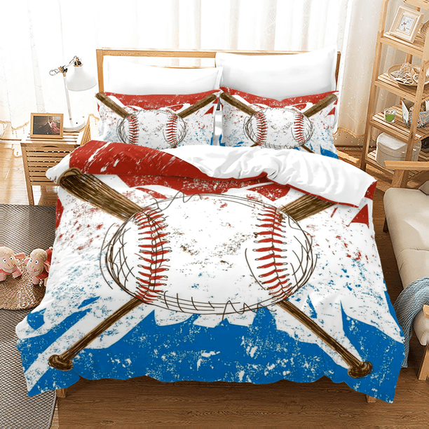 Sports baseball Bedding Set Single Twin Full Queen King Size Baseball Bed Set Aldult Kid Bedroom Duvetcover Sets Bed Sheets