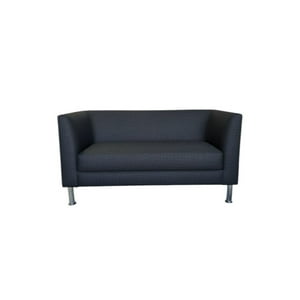 Diseños Valestrini - Sofa Caribe Dos Cuerpos En Lino Negro