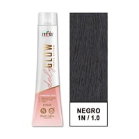 Itely Hair Fashion - Tintura Permanente Sin Amoniaco Delyglow 100Ml (Negro 1.0 1N)