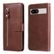 thumbnail image 1 of Funda tipo cartera para Google Pixel 7A con bolsillo con cremallera y ranuras para tarjetas – Función de soporte Marrón, 1 of 6