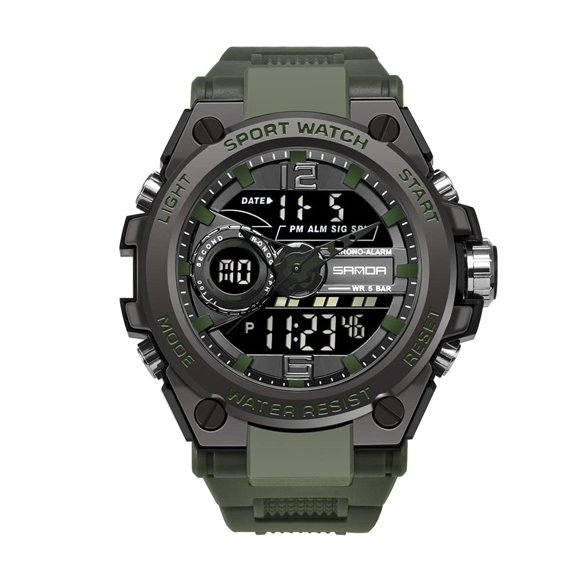 Reloj KXAITO para hombre, deportivo, exterior, impermeable, militar, 6092