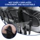 thumbnail image 3 of Cobertor de asiento NOKINS para coche de golf trasero liso negro, 3 of 6