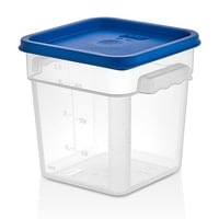 Gastroplast - Recipiente Cuadrado Polietileno 3.8 Lts