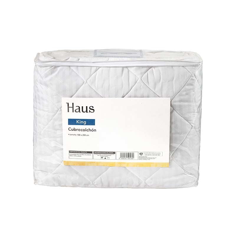Haus - Cubrecolchón King 100% Poliéster