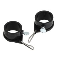 Magideal - 2 Clips Para Mástil De Bandera, Accesorios Para Banderas Con Ojales, Rotación De 360 Degree, Fácil De Instalar Con Mosquetones, Resistentes A La Intemperie, 1 Pulgada