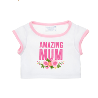 Polera Build A Bear Amazing Mum Mensaje Amoroso
