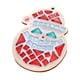thumbnail image 2 of Kit De Manualidades Para Posavasos De Mosaico, Adornos Navideños Hechos A Mano Con Posavasos De Madera De Papá Noel, 2 of 5