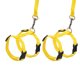 thumbnail image 1 of Uxcell 2Pcs Arnés y Correa para Conejo a Prueba de Escape Arnés para Animales Pequeños Correa Suave con Hebilla Ajustable Amarillo para Paseo de Cachorros, 1 of 7