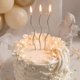 thumbnail image 3 of Velas PHD CAKE 24 piezas 18 cm Espiral plateado, 3 of 9