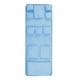 thumbnail image 2 of Organizador De Almacenamiento Sobre El Frigorífico, Varios Bolsillos Para Despensa, Bolsas De Basura, Azul, 2 of 3