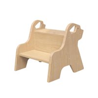 Magideal - Taburete De Baño Con Escalón Para Pies, Taburete De Ducha, Antideslizante, Multiusos, Para Lavado, Baño, Orinal, Banco Para Decoración De Exteriores E Madera