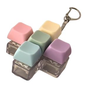 Magideal - Teclado El Teclado De Inquietud, Haga , Juguete Sensorial, Mecánico, Botón De Teclado Botón Relajante Juguete, Para Los Niños Adultos, Pase El Tie 5 Llaves