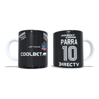 Arumistorechile - Tazon Taza + Porta Vaso Colocolo 2024 Negra Pablo Parra