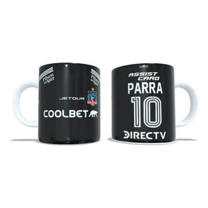 Arumistorechile - Tazon Taza + Porta Vaso Colocolo 2024 Negra - Pablo Parra
