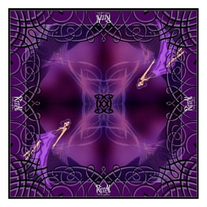 Rival - Pañuelo Bandana Semi Satinado Estampado Venus