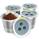 thumbnail image 1 of Paquete de 4 cápsulas de café reutilizables YEOSEN de acero inoxidable Ninja, 1 of 3