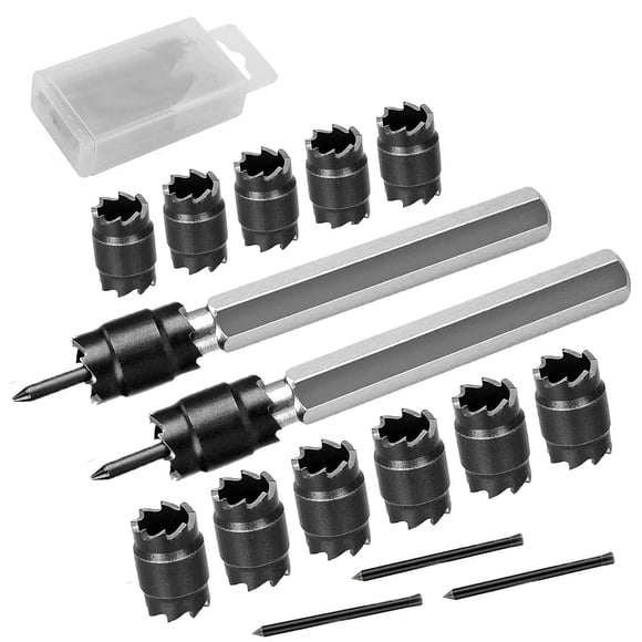 Brocas Reppkyh 9,5 mm Pack de 15 con Cortador de Soldadura por Puntos