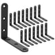 thumbnail image 1 of Soporte de esquina MY RUSTIC, acero negro, 4 x 4 pulgadas, 1 of 7