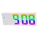 thumbnail image 1 of Reloj Despertador Digital Colorido Reloj LED Inteligente De Escritorio Con Temperatura Fecha Blanco StyleA, 1 of 3