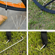 thumbnail image 4 of Portería Plegable de Fútbol Infantil con 5 Zonas de Tiro Doble Uso, 4 of 4