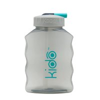 Botella Toma Jugo Niños Bombilla Kido Color Gris - Ps