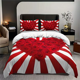 thumbnail image 1 of Couple Bedding Set 3D Duvet Cover Set Single Double Twin Full Size Teens Adults Bedclothes Soft Polyester Bed Linen For Baby, 1 of 5