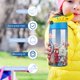 thumbnail image 5 of Rob el Robot Botella de Agua con Tapa Pop Top de Un Toque, Acero Inoxidable, a Prueba de Fugas, para Deportes, Botella Infantil azul 12 oz, 5 of 6