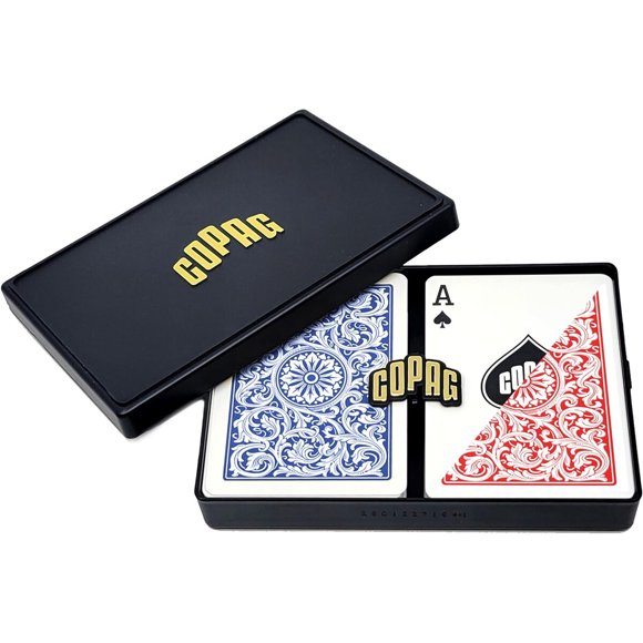 Copag 1546 Design 100 Plastic Playing Cards, Poker Size, Regular Index