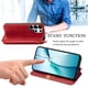 thumbnail image 4 of FOXDOCK Funda para Samsung Galaxy S26 Ultra | Soporte Ajustable y Billetera Integrada-rojo, 4 of 6