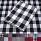 thumbnail image 1 of Franela de algodón negra y blanca con estampado buffalo plaid, 3 yardas, 152 cm, 1 of 7