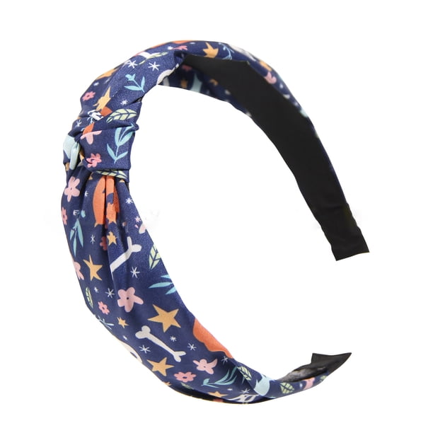 Cute Halloween Headband with Ghost, Pumpkin, and Spider Web Pattern - Perfect for Women and Girls