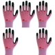 thumbnail image 1 of Guantes de trabajo 3M Kor con revestimiento de nitrilo en la palma, 5 pares, rosa medio, 1 of 9