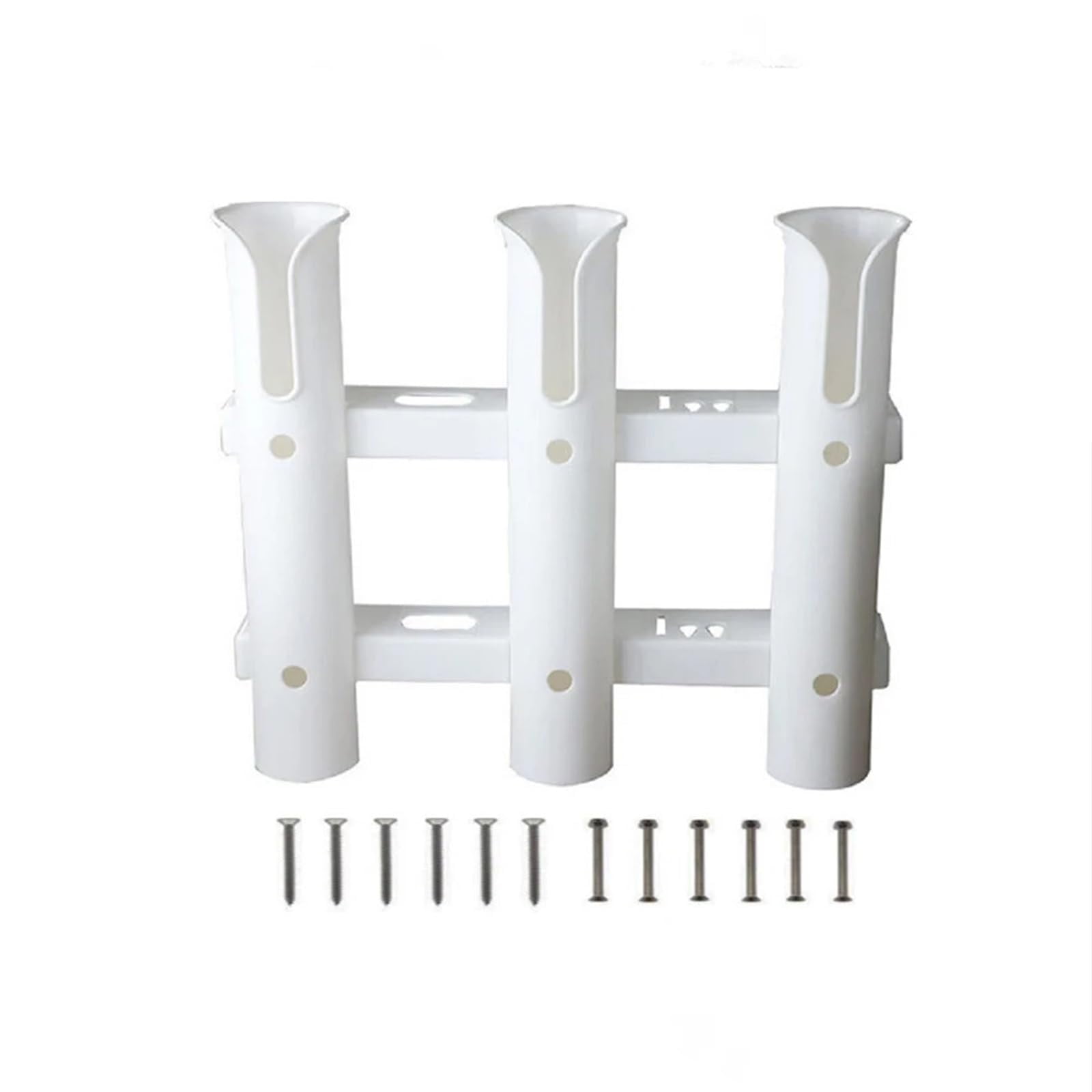Xusx111 - Soporte De Varilla De Pesca De 3 Racks Para Su Barco, Pontón, Garaje - Almacenamiento Conveniente Para Palos De Pesca, Pinzas, Cuchillos De Filete Y Otros Equipos - Hardware De Montaje Inclu